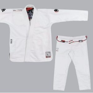 Kitsune "Red Skies" White BJJ Gi